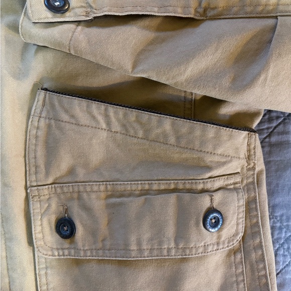 Orvis Men's Barn/Chore Jacket in Tan and Brown - Picture 2 of 3